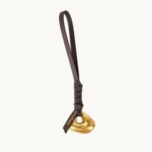 BNWT Songmont Faith Stone Bag Charm in Sandal